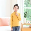Niño otoño 2022 depilada manga larga camisetas bebé niño blusas cuello medio alto hombre niño niña leggings Specification image